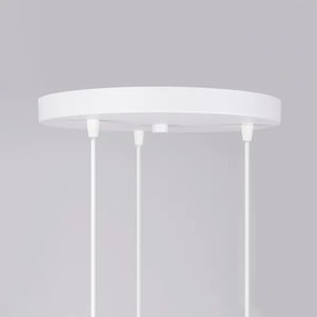 Lustră pe cablu Sollux SL.1357 HYPERION 3xG9/8W/230V alb