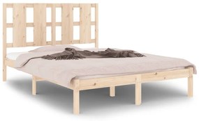 3105595 vidaXL Cadru de pat, 120x200 cm, lemn masiv de pin