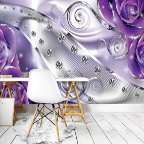 Fototapet - Abstracție  violetă (254x184 cm)