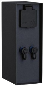 Paulmann 94700 - Stâlp exterior priză RIO 2Z SCHUKO 230V IP44