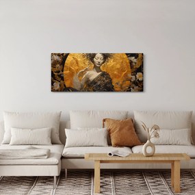 Tablou - Doamnă japoneză (120x50 cm)