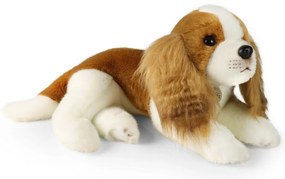 Jucărie pluș Rappa Câine Cavalier King Charles Spaniel 40 cm ECO - FRIENDLY
