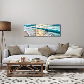 Tablou - Mare (cu ceas) (90x30 cm)