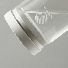 Recipient de sticlă pentru depozitare BUYDEEM CS1005, 1200 ml, închidere ermetică, de la -20 °C la 300 °C, potrivit pentru congelator, cuptor cu microunde și cuptor tradițional, alb