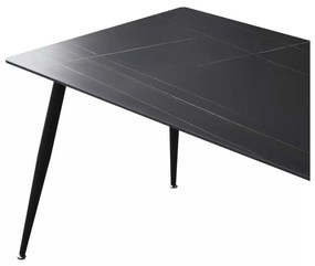 Masă de bucătărie Rion 130 x 70 cm, negru