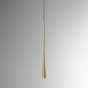 Lustra suspendata, Pendul LED slim DAFNE H-60cm alb, negru sau auriu
