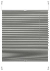 Jaluzea gri antracit 80x150 cm Plisé Verona Termo – Gardinia