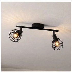 Spot Eglo 901039 SONNINO 2xE14/40W/230V negru