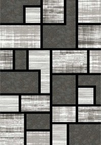 Covor Modern Living , Dormitor Dreptunghiular Romantic 4714 Gri (Alege dimensiunea: 150 x 230)