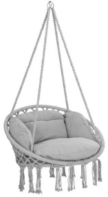 Deuba Scaun suspendat 80x60x140cm - gri