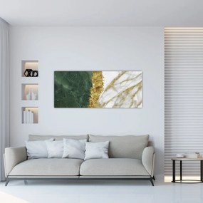 Tablou - Marmură verde N⁰1 (120x50 cm)