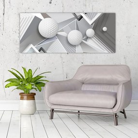 Tablou geometric abstract (120x50 cm)