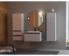 Set dulap baie cu lavoar inclus Kolpasan Pandora, 110 cm, alb Alb, 1100x540x416 mm