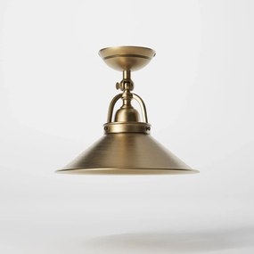 Plafoniera stil industrial din alama personalizabila Alice 25cm