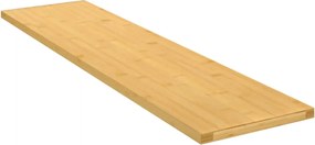 vidaXL Raft de perete, 80x20x1,5 cm, bambus