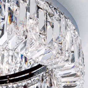 Lustra aplicata cristal Schöler design modern de lux Ring 75cm chrome plated