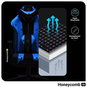 Scaun gaming din material pentru copii Diablo X-Player 2.0: Frost White / alb, Kids Size Diablochairs