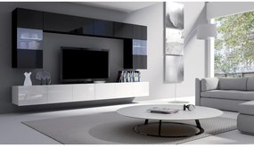 Expedo Set living BRINICA NR1, alb/alb luciu