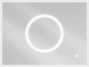 Mexen Koga oglindă de baie iluminată 80 x 60 cm, LED 6000K, anti-ceață - 9821-080-060-611-00