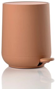 Coș de gunoi portocaliu cu pedală din plastic 3 l Nova One – Zone