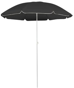 Umbrela de soare pentru exterior, stalp din otel, antracit, 180 cm Antracit