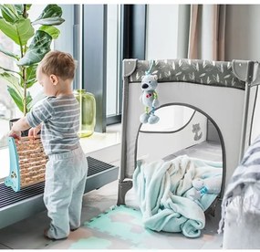 Pătuț pliabil BASIC gri BabyOno
