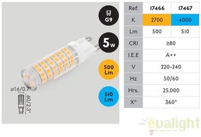 BEC LED G9 5W 4000K 17467