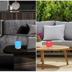 Lampă LED RGB reîncărcabilă de masă Briloner 7462014 LED/1,5W/5V IP44 crom