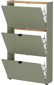 Pantofar taupe cu deschidere înclinată 71x127x22 cm Ameca – Germania