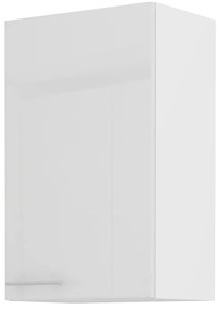 Dulap superior de bucătărie Lavera 45 G 72 1F (alb + alb lucios). 1032347