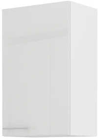 Dulap superior de bucătărie Lavera 45 G 72 1F (alb + alb lucios). 1032347