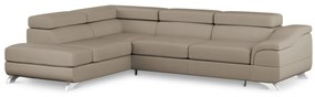 Coltar extensibil Onyx, colt pe partea stanga cu tapiterie din piele ecologica, grej