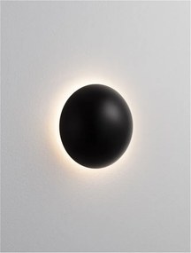 Aplica de perete LED design modern ambiental Iona negru