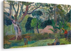 Tablou - Paul Gauguin, Te raau rahi (The Big Tree), reproducere (90x60 cm)