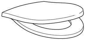 GROHE 42466000 - Capac WC RAPID SL, alb dur