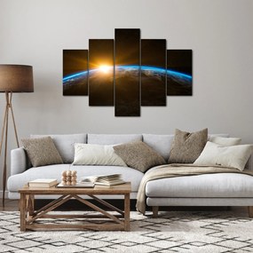Tablou - Planeta Pământ și univers (150x105 cm)