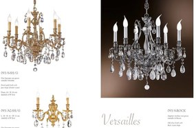 Aplica de perete LUX cu cristale Scholer, Versailles