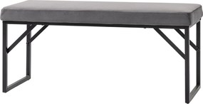 HOMCOM Bancă cu șezut tapițat, bancă pentru încălțăminte, bancă pentru hol, incl. pernă, Gri închis + Negru | Aosom Romania