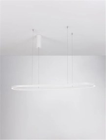 Lustra LED suspendata design modern QUERALT alba
