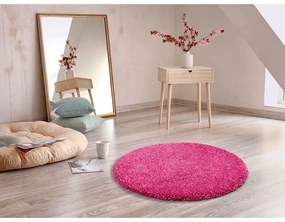 Covor rotund Universal Aqua Liso, ø 80 cm, roz