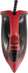 La mâna a doua: Fier de calcat Mesko MS 5031, 3000W, Placa ceramica, Oprire automata, Sistem anti-calcar, Rosu/Negru