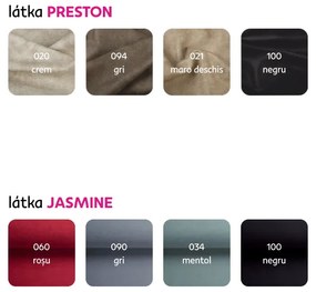 Colţar, material maro/violet deschis, stânga, LANZA