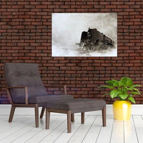 Tablou - Tren în ceață (90x60 cm)