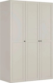 Dulap FLEX, casmir/negru, PAL, cu 3 usi, 150x66x240 cm