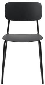 Scaune de dining negre 2 buc. Kirkland – Unique Furniture