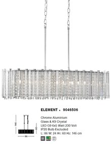 Lustra moderna design elegant ELEMENT 6L NVL-9046506