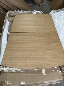 OFERTA Masa de dining VITRO II cu blat decor stejar 120(160)x80, extensibila II. calitate
