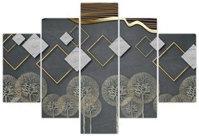 Tablou cu abstracție (150x105 cm)
