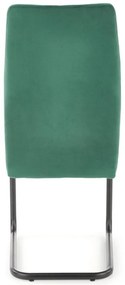 Scaun de bucaterie Roel, verde/negru