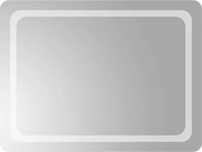 vidaXL Oglindă de baie cu LED, 80x60 cm